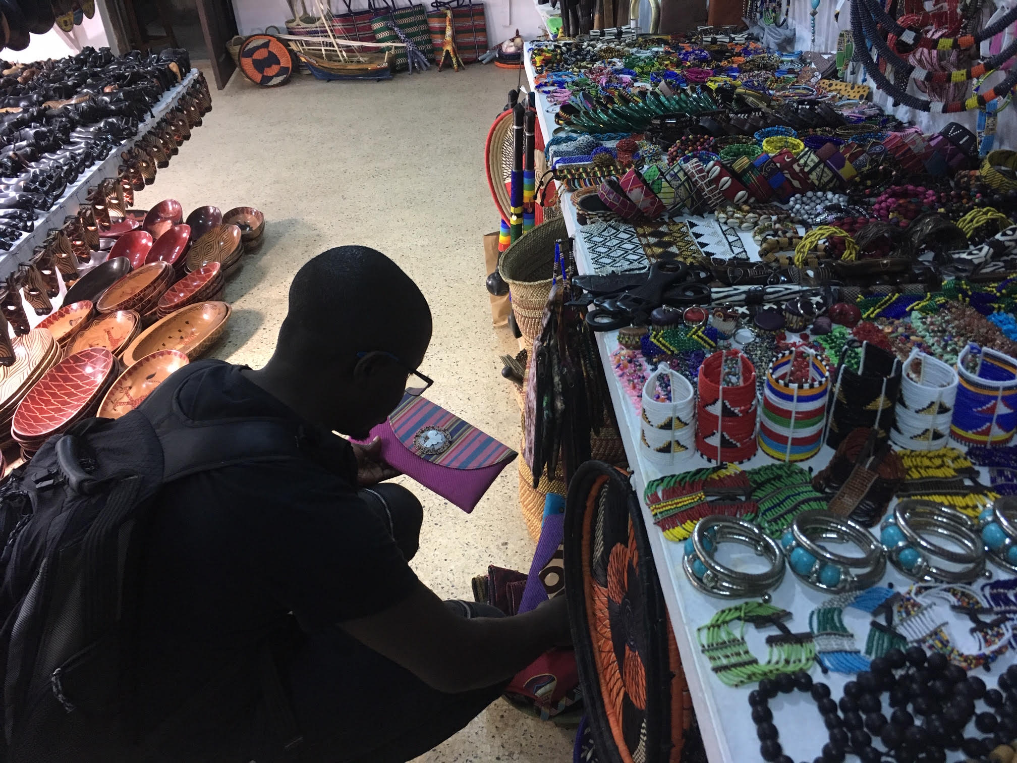 Admire shopping in Zanzibar.